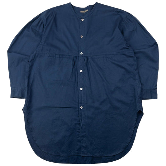 Vintage 90s Yohji Yamamoto Long Sleeve Button Up Shirt Size XL | XL, Navy
