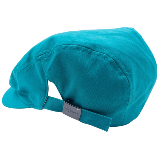 Vintage 2000s Burberry Golf Flat Cap Hat | O/S, Blue