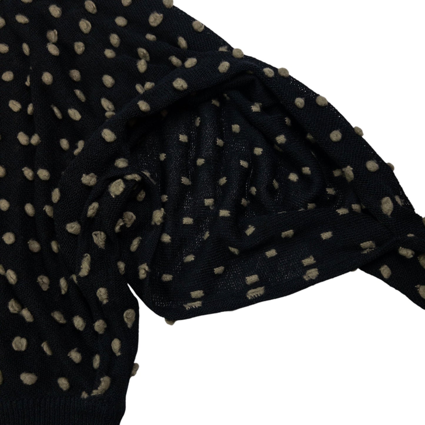 Vintage 1980S Issey Miyake Batwing Bobble Knit Jumper Size L