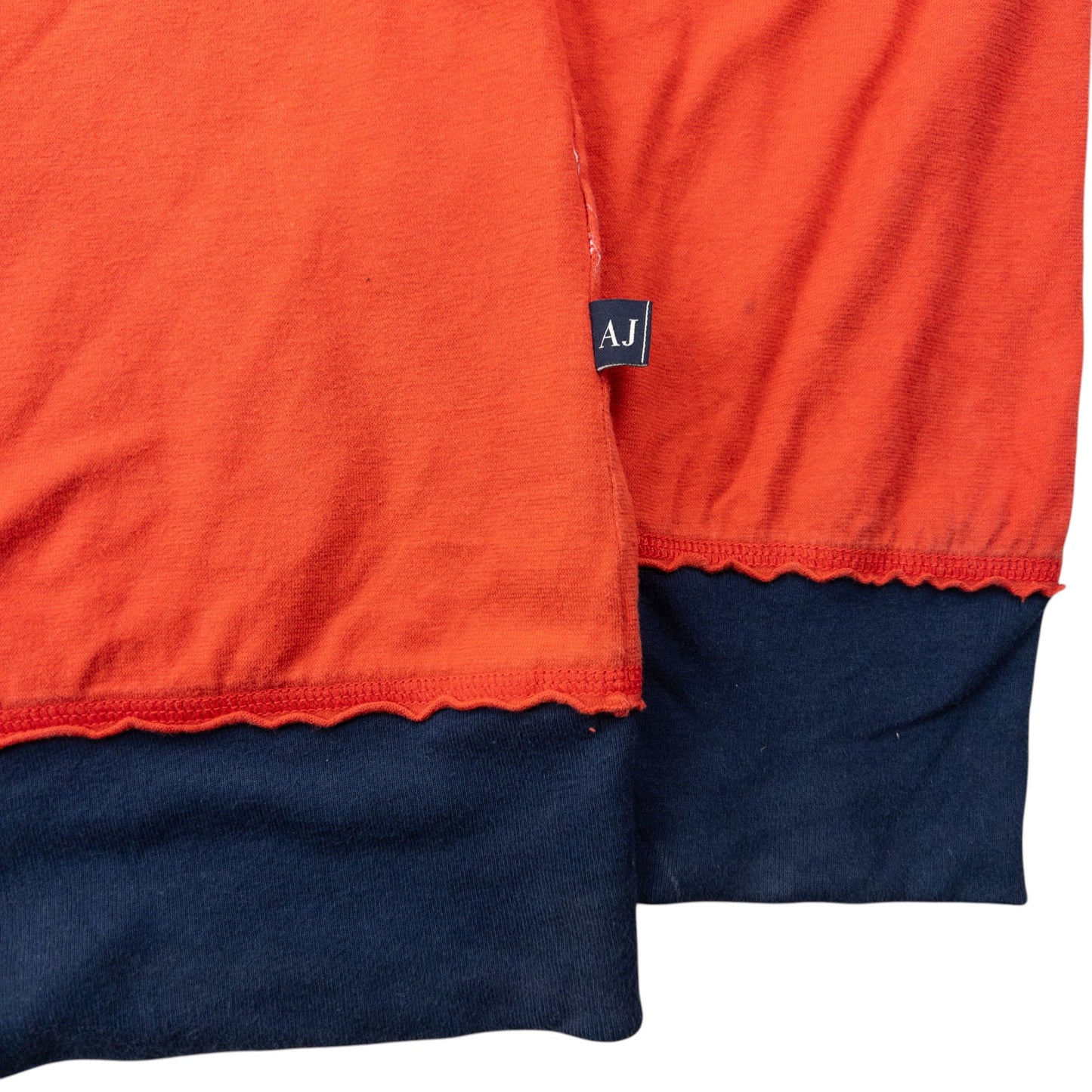 Vintage 2000s Armani Jeans Reversible Zip Up Hoodie Size M