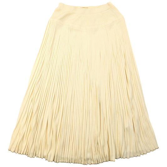 Vintage 80s Issey Miyake Pleated Skirt Womens One SIze | O/S, Cream