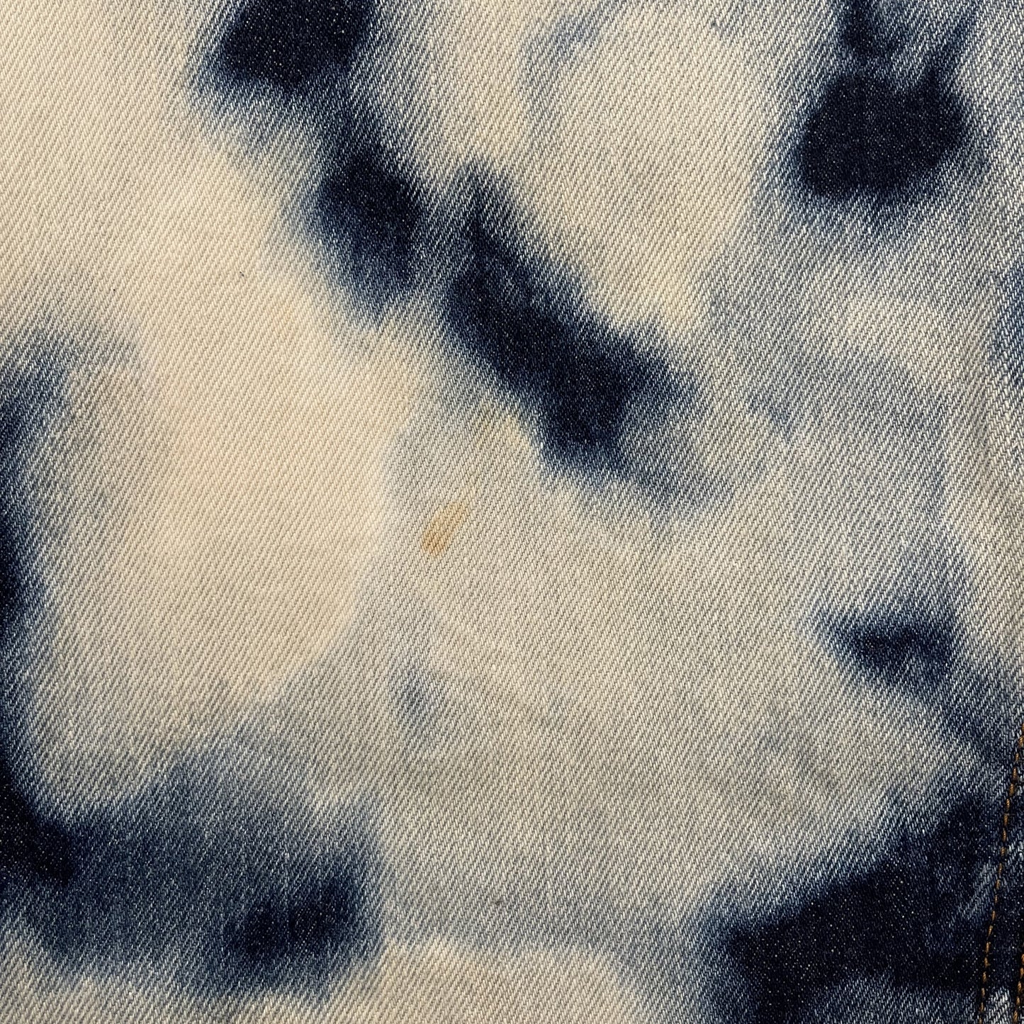 Duppies Destroy Babylon Bleach Jeans - W32" | W32, Bleached Blue