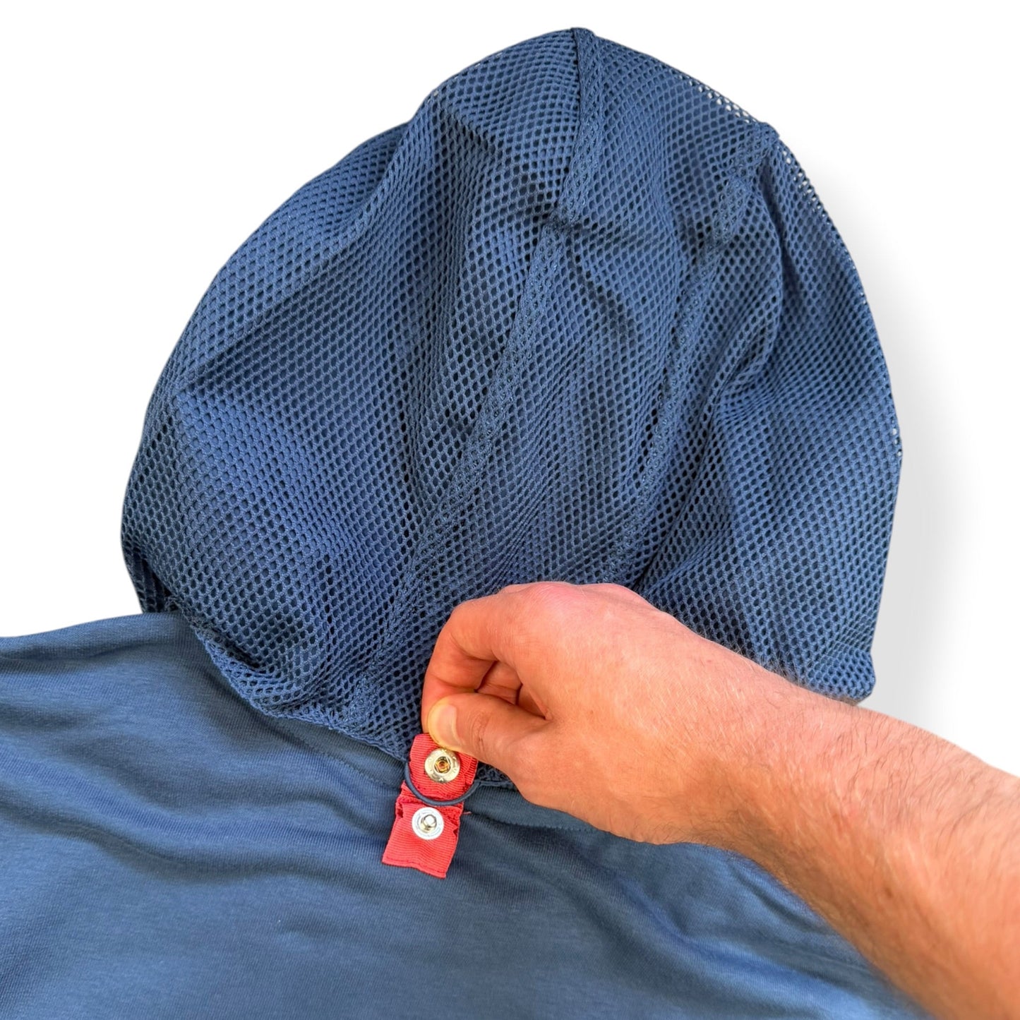 2000's Puma by Hussein Chalayan Detachable Hood Sweatshirt (L) | Large, Blue