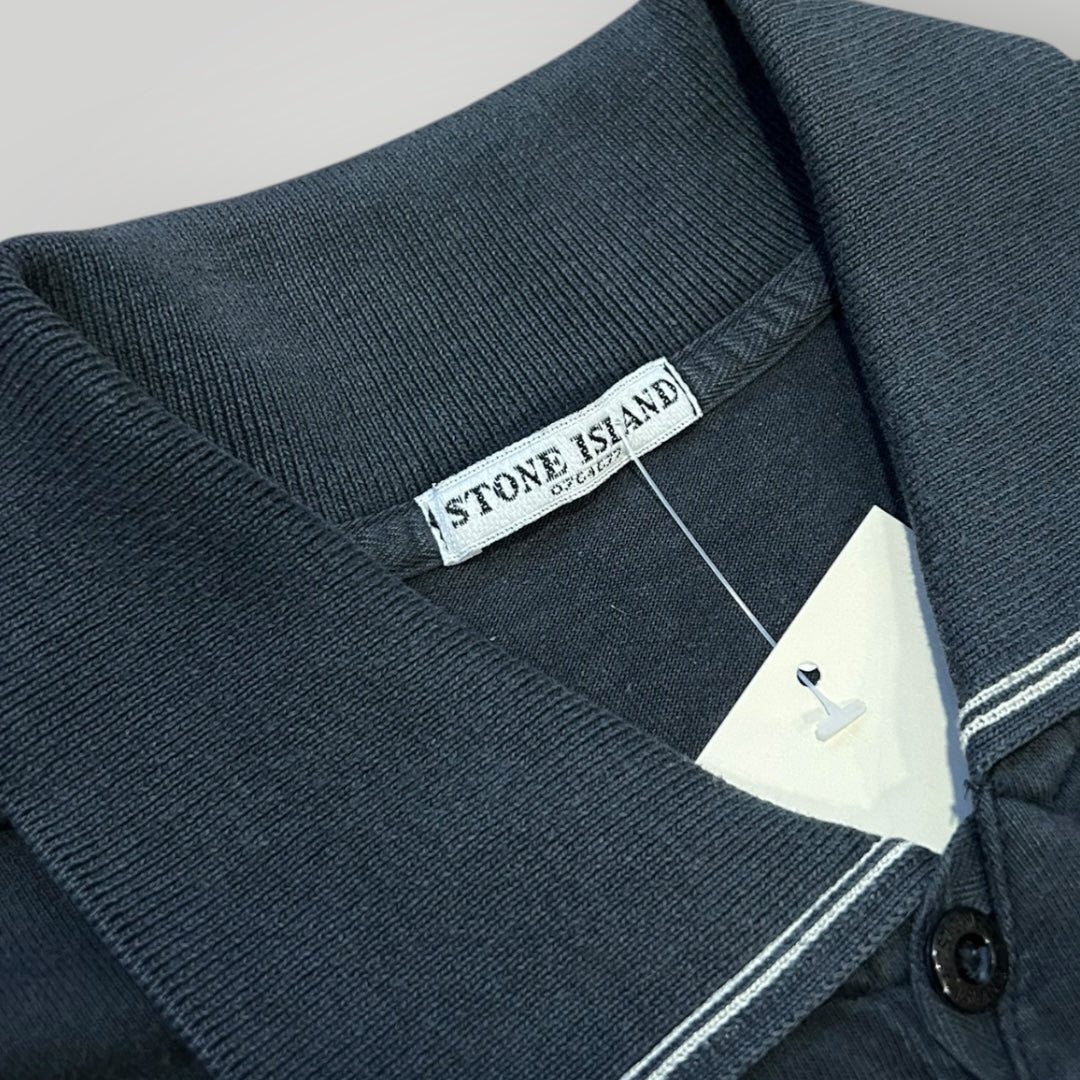 Stone Island SS/05 Spell out Polo Shirt M