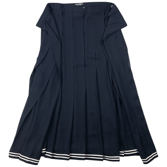 Vintage 2010 Junya Watanabe X Comme Des Garçons Pleated Skirt Womens Size W29 | W29, Navy
