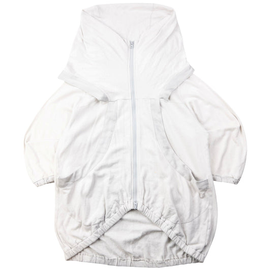 Vintage 90s Frapbois By Issey Miyake Zip Up Hoodie Womens Size M | Medium, White