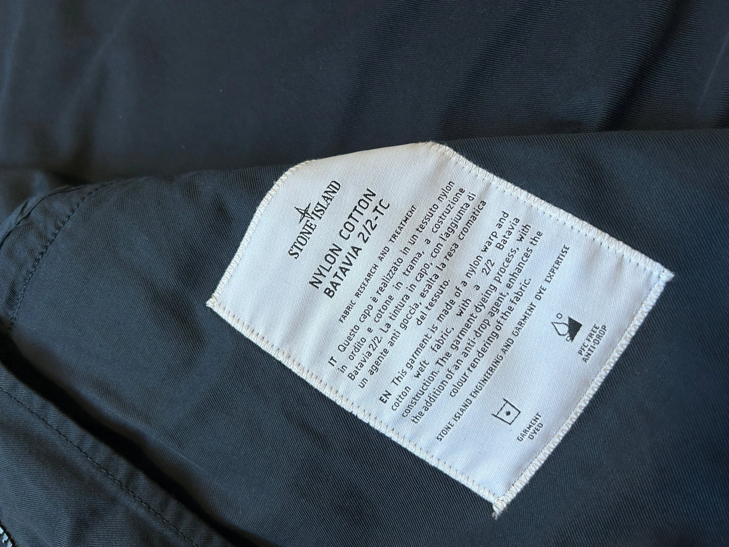 Stone Island SS/22 Nylon Cotton Batavia 2/2 TC Jacket L BNWT
