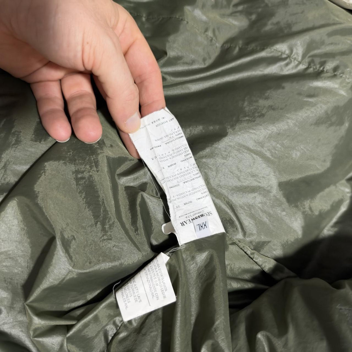 Stone Island A/W 2009 Opaque Tela Down Jacket | XXL, Ivory