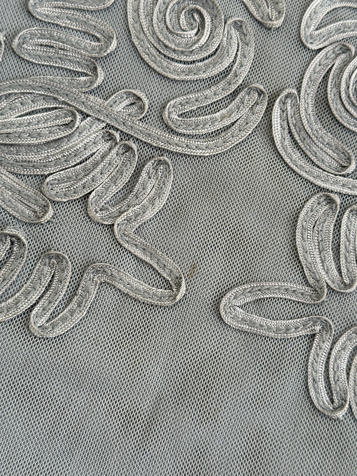 Armani Jeans 1990s Sheer Appliqué Vest Top - S/M