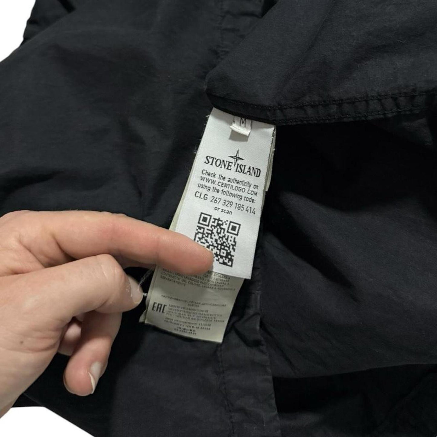 Stone island Black Ghost Overshirt | Medium, Black