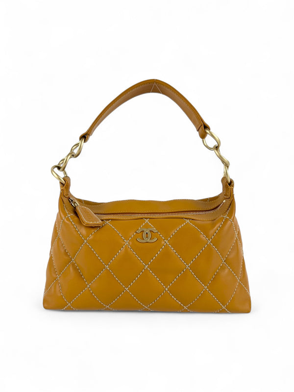 Vintage Chanel Wild Stitch Shoulder Bag Orange (2003-2004) – Known