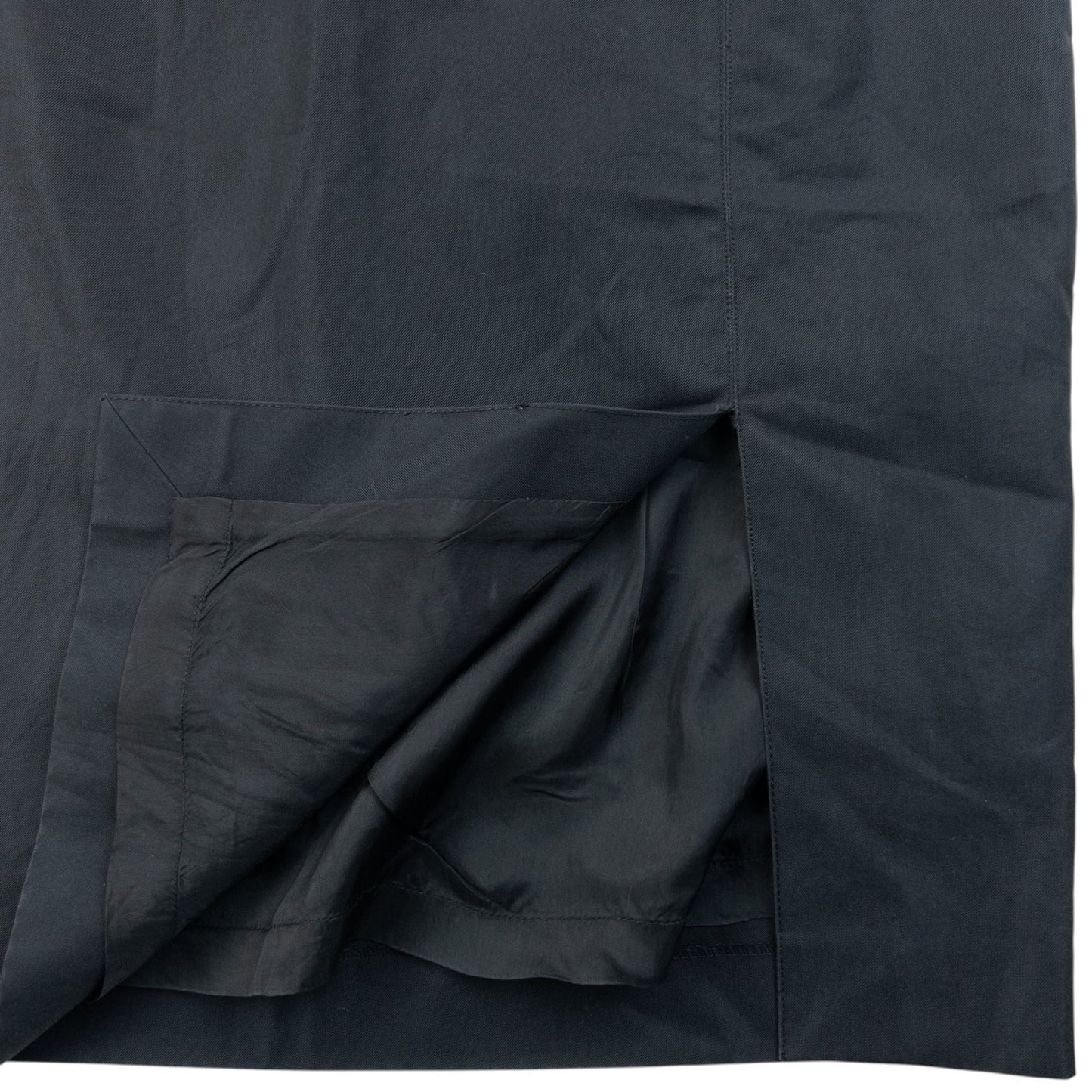 Vintage 90s Gucci By Tom Ford Leather Waist Skirt Womens Size W27 | W27, Black