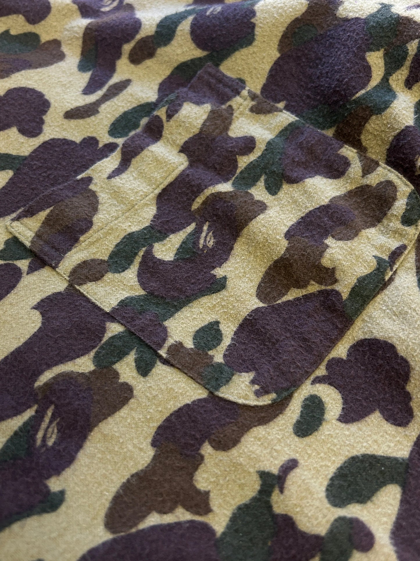 Bape 1st Camo AW/2000 Wool Overshirt L