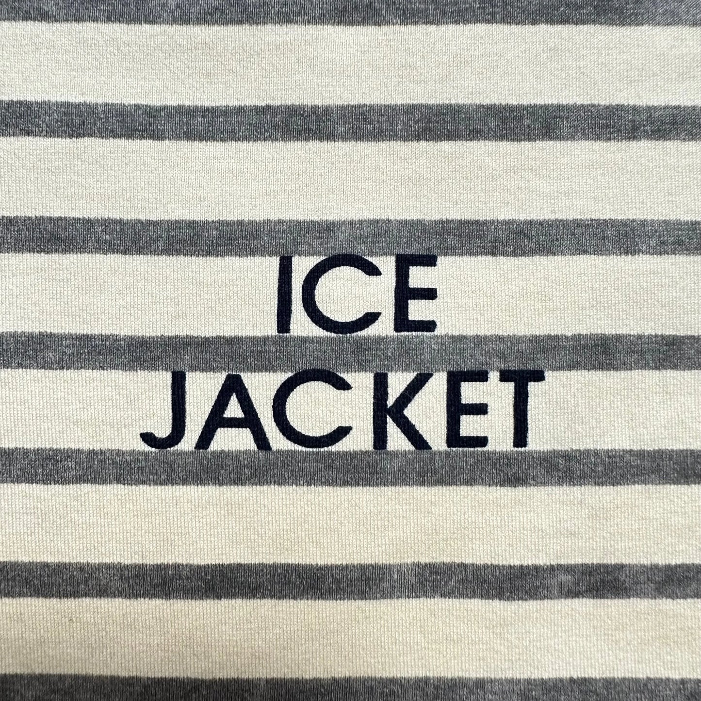 S/S 1988 Charcoal Striped Heat Reactive ICE JACKET T-shirt