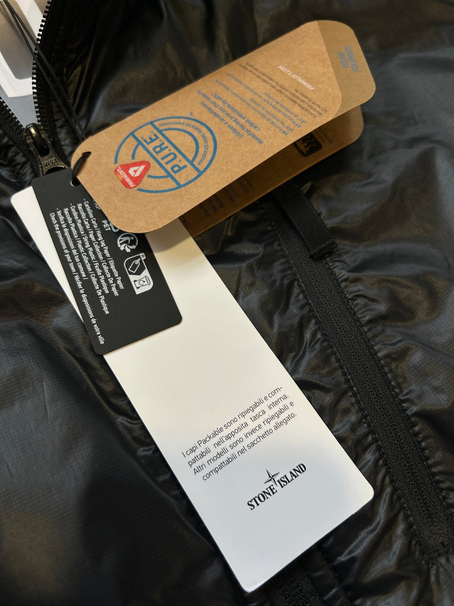 Stone Island Pertex Quantum Packable Primaloft AW/24 Jacket L BNWT | Default Title, Gold