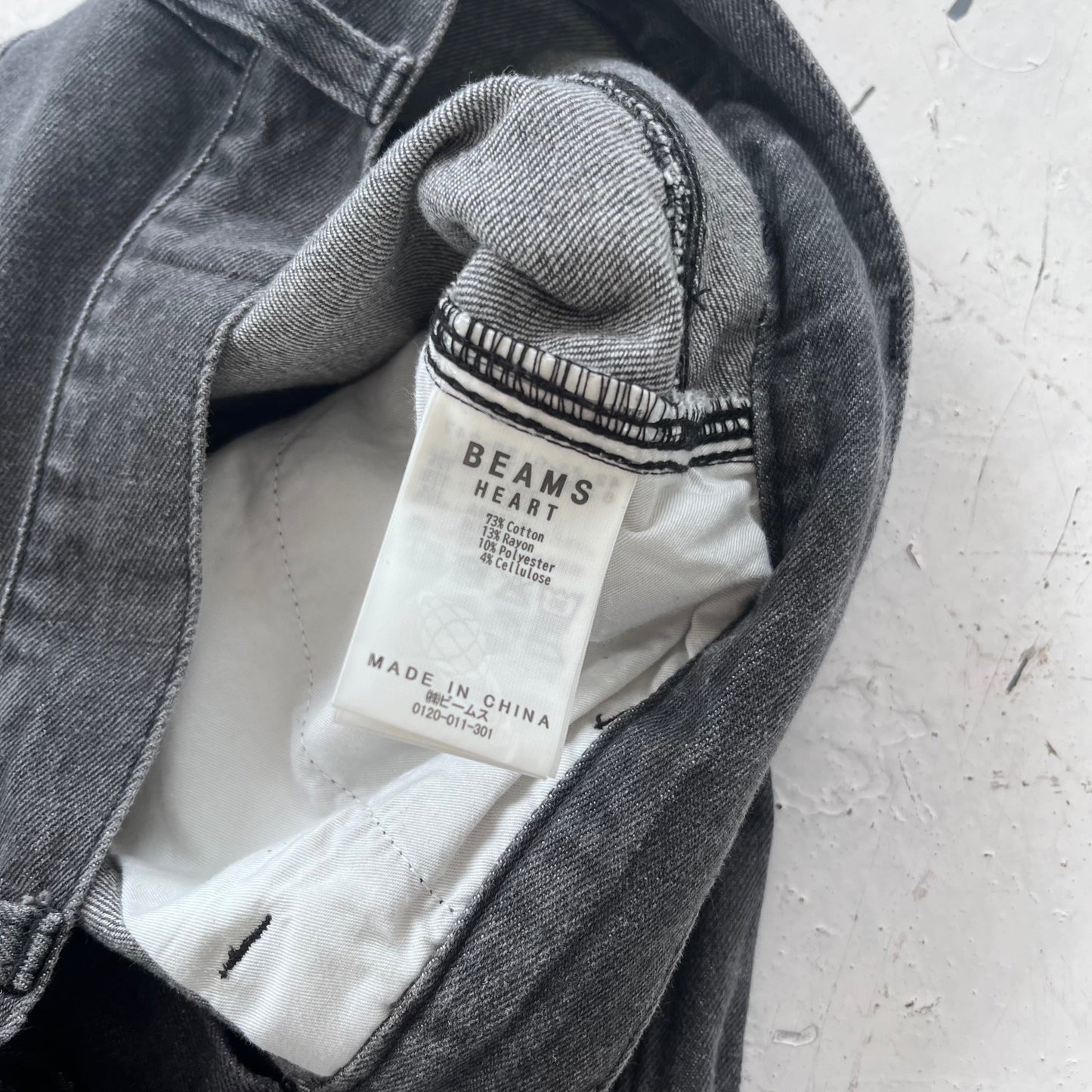 2000s beams heart loose fit double knee carpenters | Gray, Gray