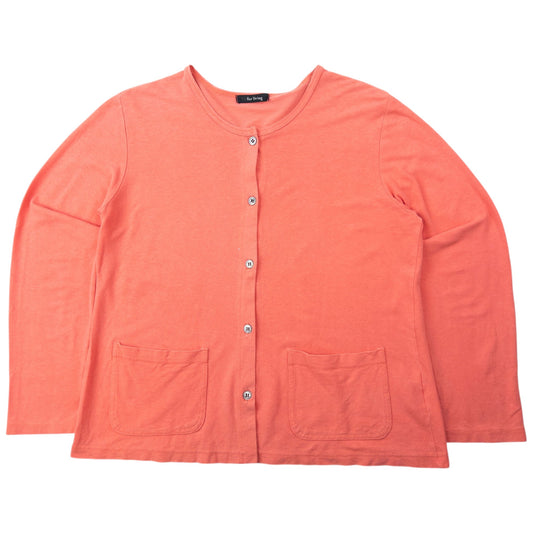 Vintage 90s Yohji Yamamoto Lightweight Cardigan Womens Size M | Medium, Pink