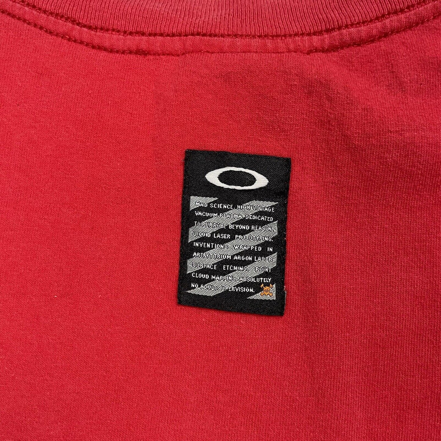 Vintage Oakley Software T-Shirt, Size Small | Oakley, Red