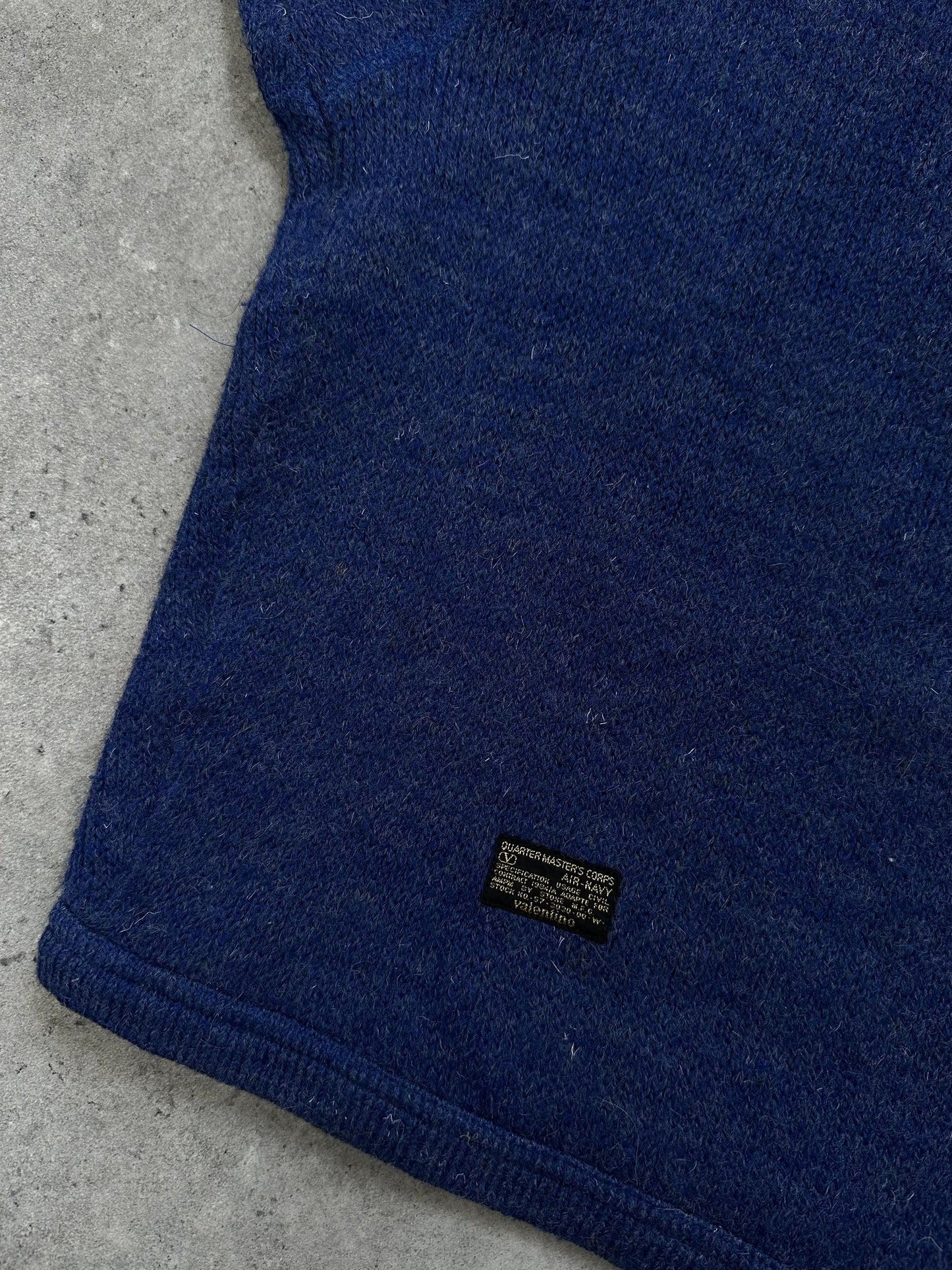 Valentino 1990s Wool Logo Cropped Knitted Jumper - M