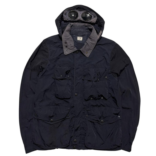 CP Company Multi Pocket Goggle Jacket | XL, Navy