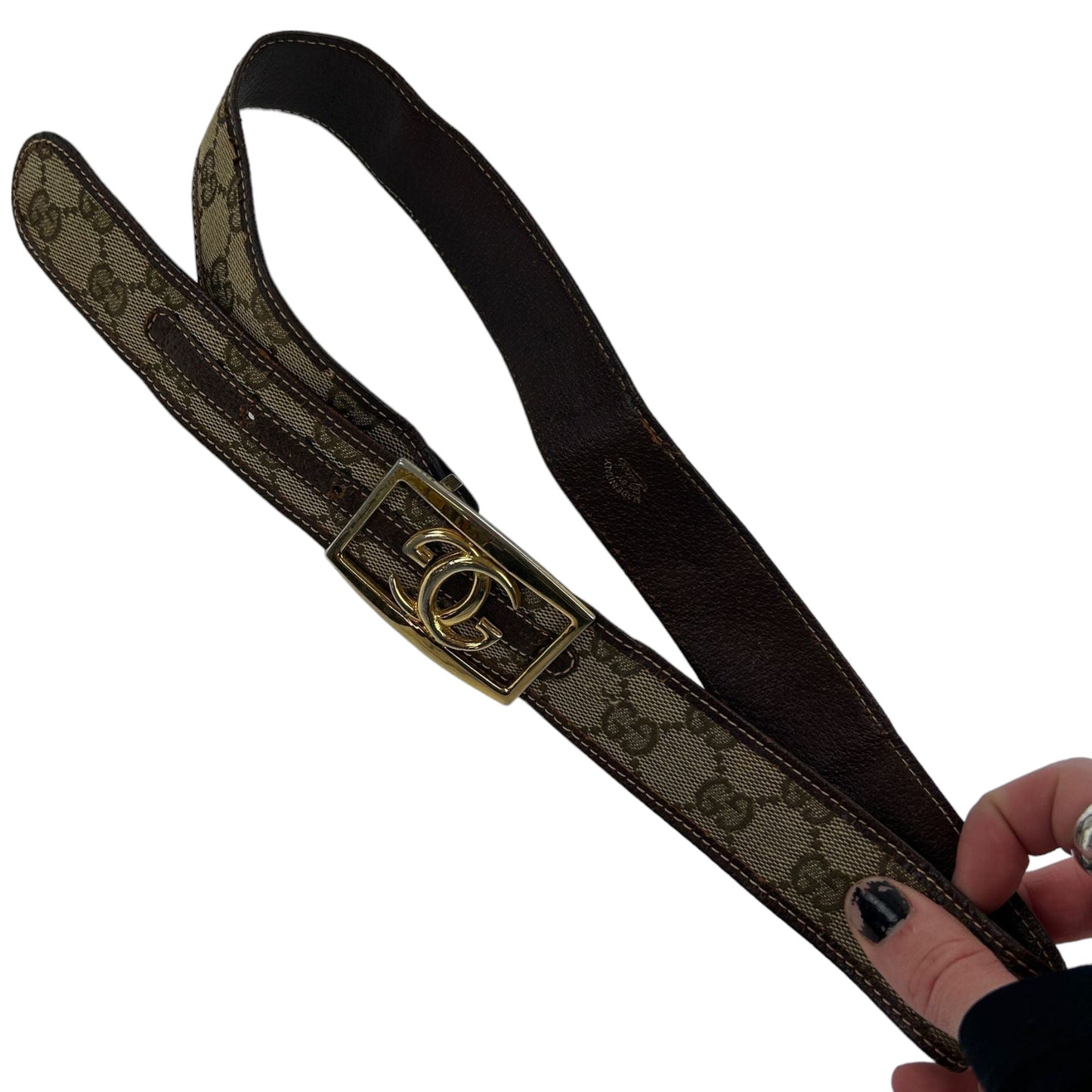 Vintage Gucci Monogram Belt
