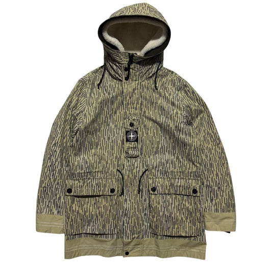 Stone Island Naslan Rain Camo Parka Jacket | Medium, Camo
