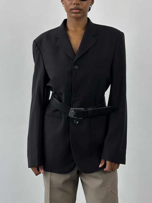 Yves Saint Laurent Pour Homme 1990s Pure Wool Blazer - 40R/L