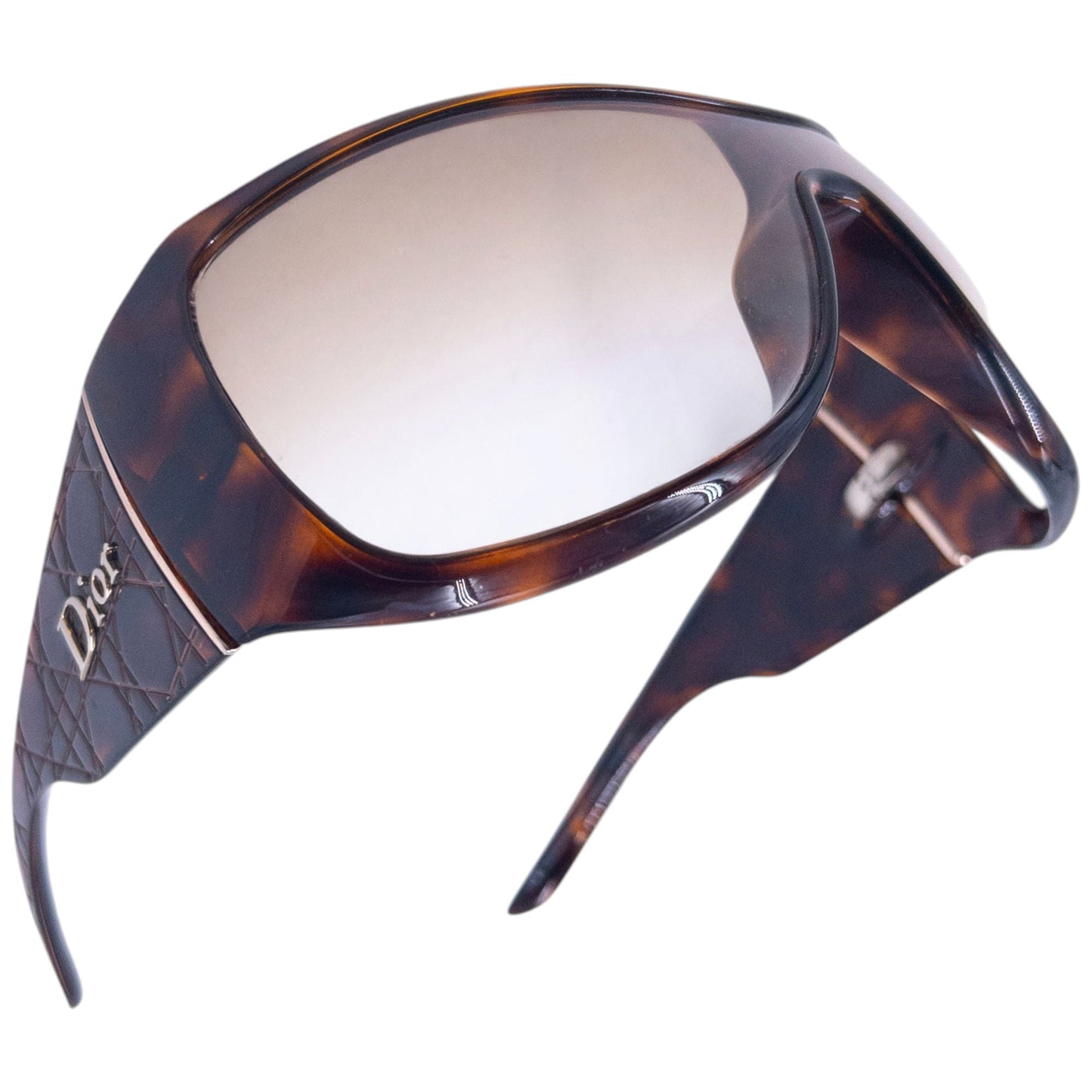 Vintage Dior Embossed Tortoise Shell Sunglasses