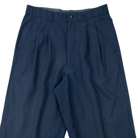 Vintage 1993 Comme Des Garçons HOMME Pleated Trousers Size W29 | W29, Navy