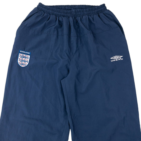 Vintage Umbro England Football Tracksuit Bottoms Size M | Medium, Navy