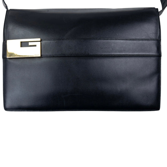 Vintage Gucci Leather Shoulder Bag