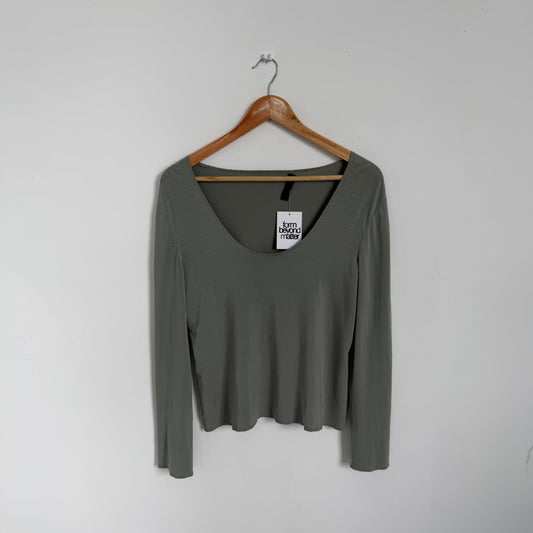ss1998 prada mainline silk scoop neck top | O/S, Multicoloured