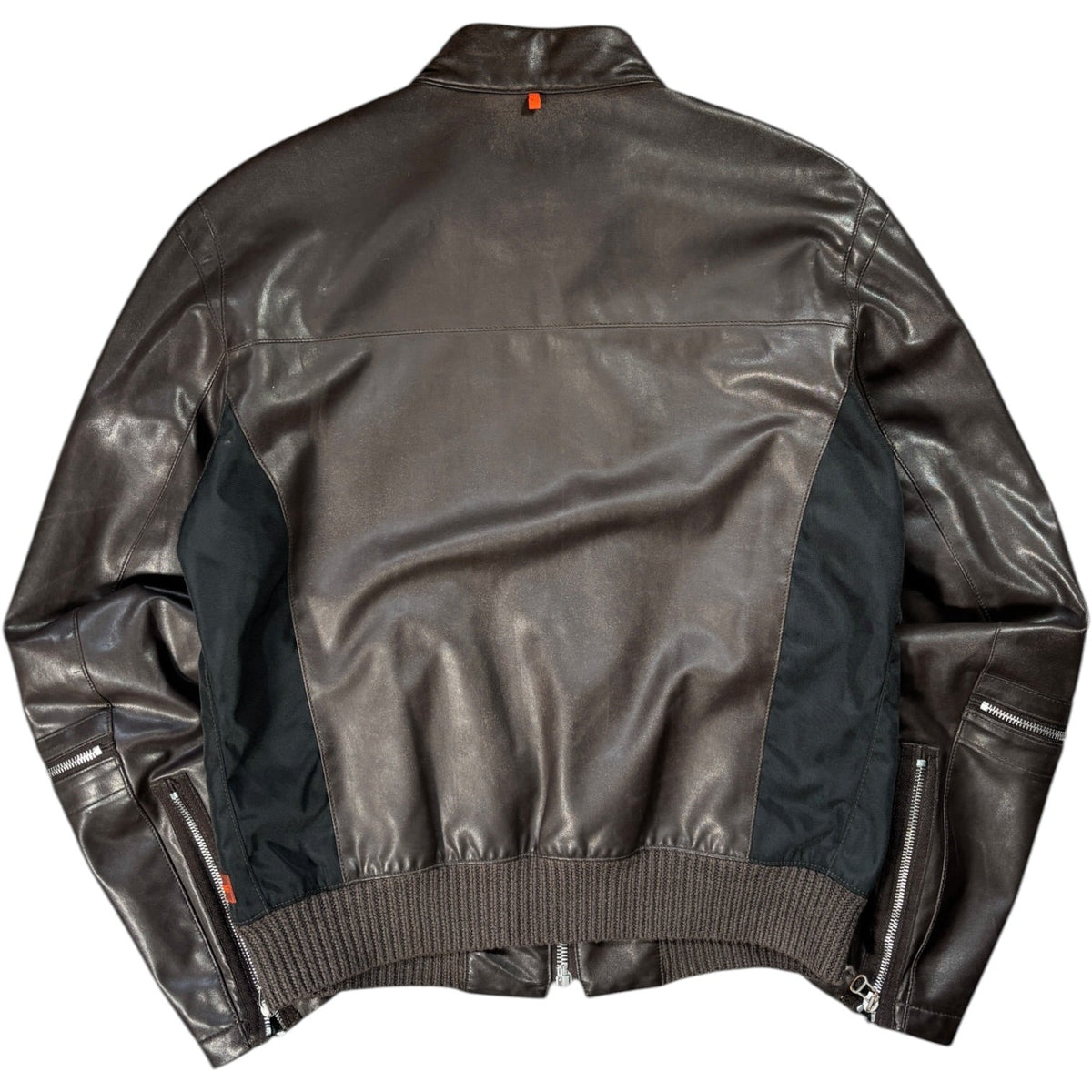 Hugo Boss Orange 00’s Faux Leather Panel Jacket M | Medium, Multicoloured