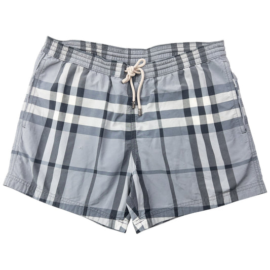 Vintage Burberry Nova Check Swim Shorts Size M | Medium, Grey