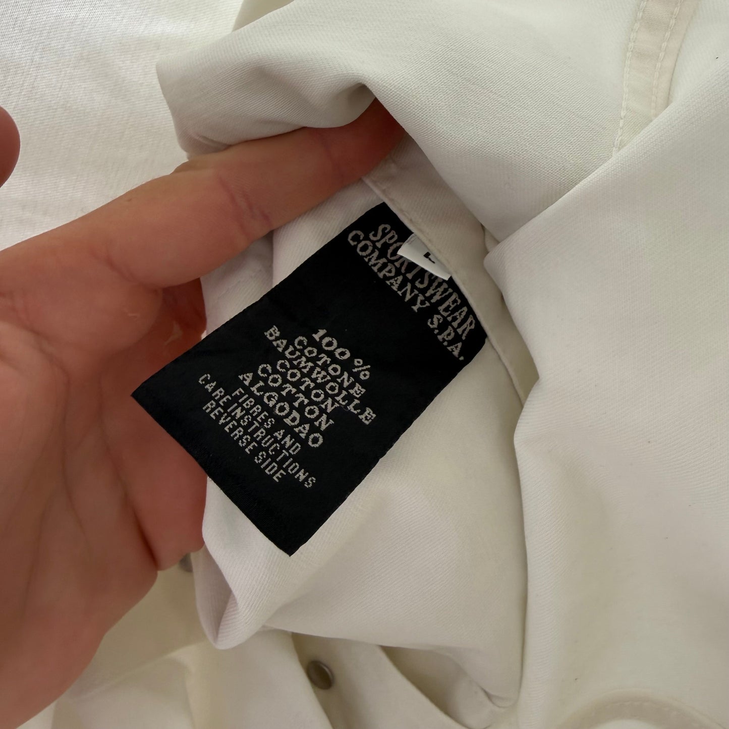Mid 00’s Stone Island Denim Jacket (L) | Large, White