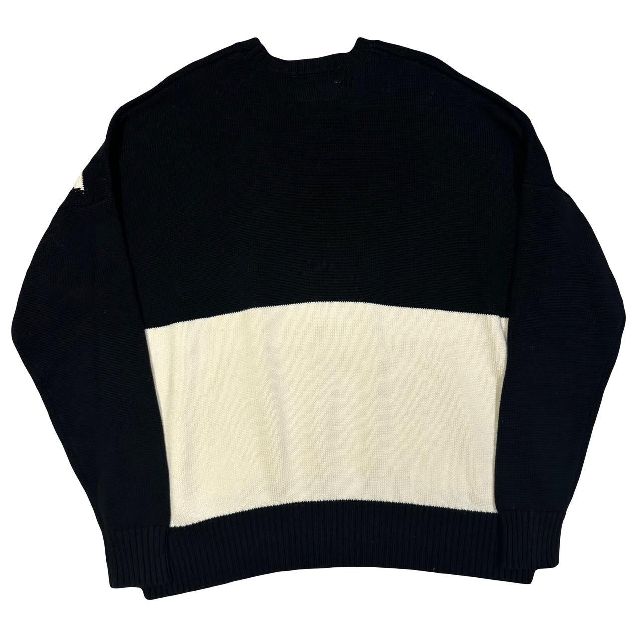 Avirex Spellout Knitted Sweatshirt In Black ( L )