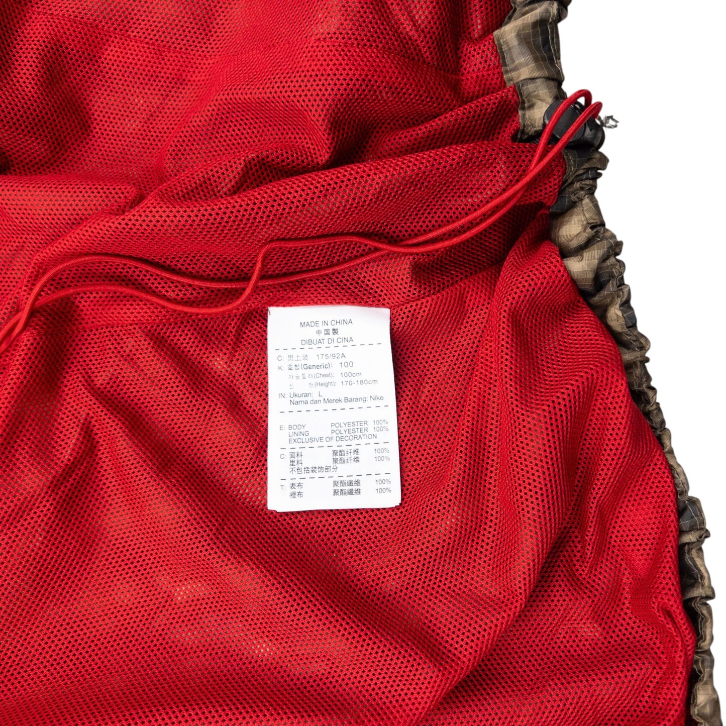 Vintage Nike Lightweight Checkered Jacket Size M