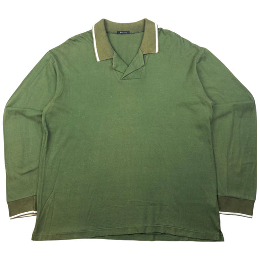Vintage Y's For Men By Yohji Yamamoto Long Sleeve Polo Shirt Size L