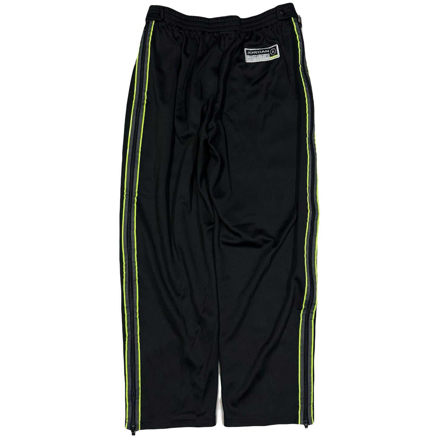 Jordan Full Zip Bottoms In Black & Green ( XL )
