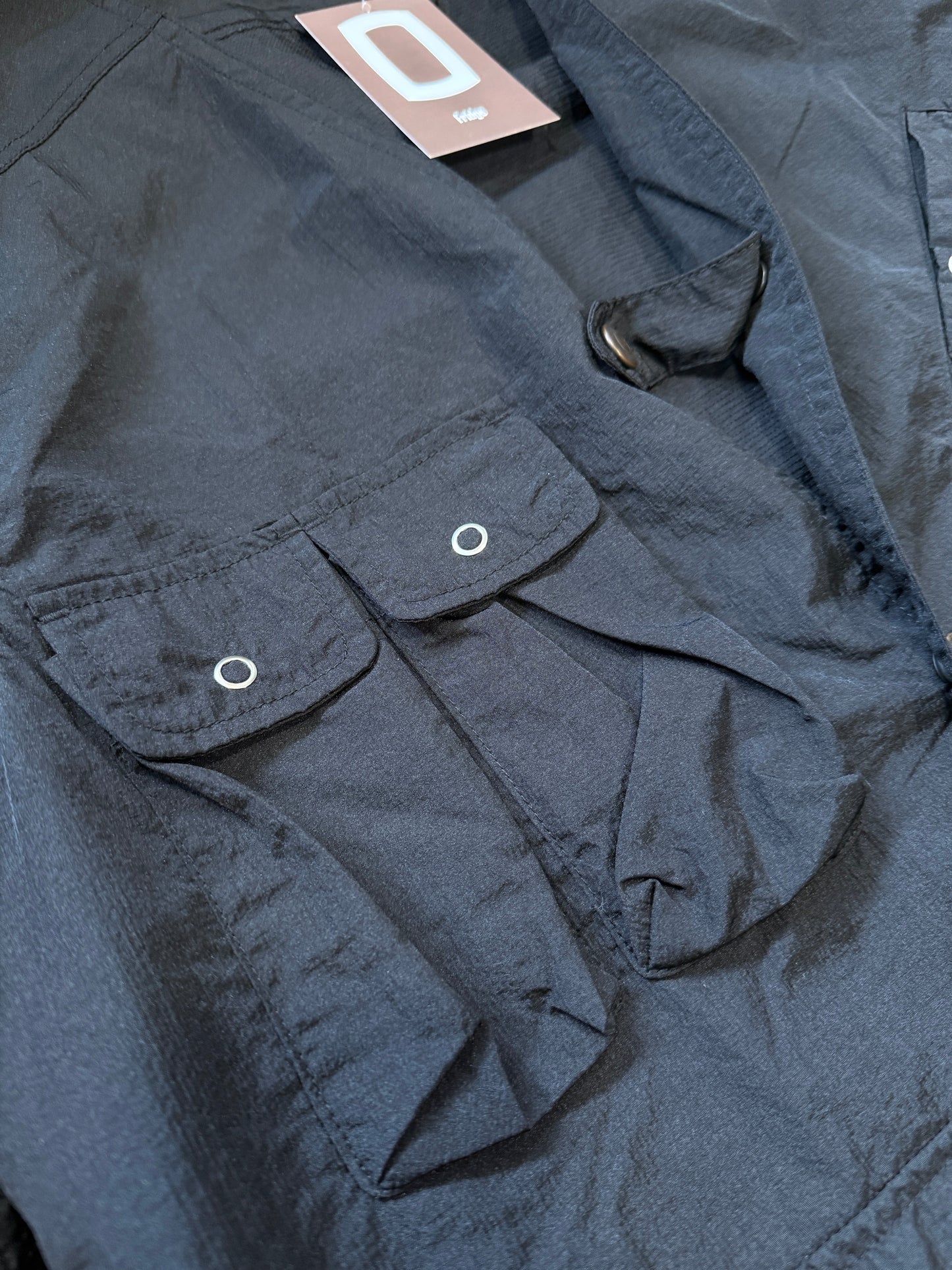 Uniform Bridge Multi-pocket Nylon Cardigan Jacket L | Default Title, Black