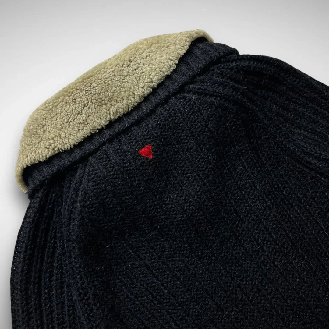 Iceberg Sherpa Zip-Up Knit (1990s)