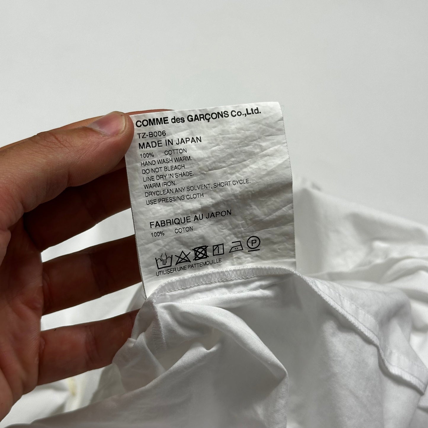 CDG Tricot 2019 Boxy Gathered Blouse Shirt - S-L | Default Title, Red