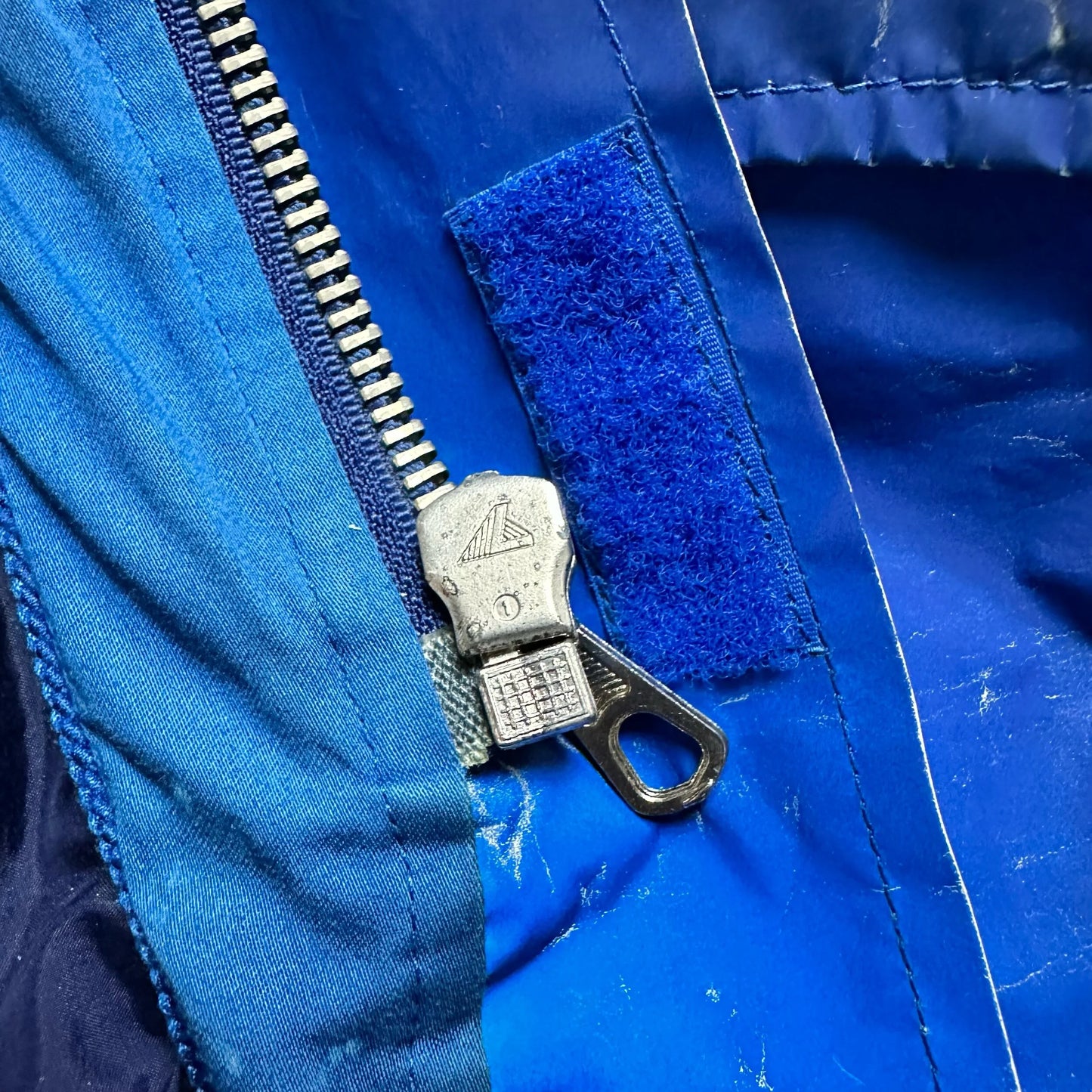 A/W1992 Balaclava Azure Blue Reflective Parka