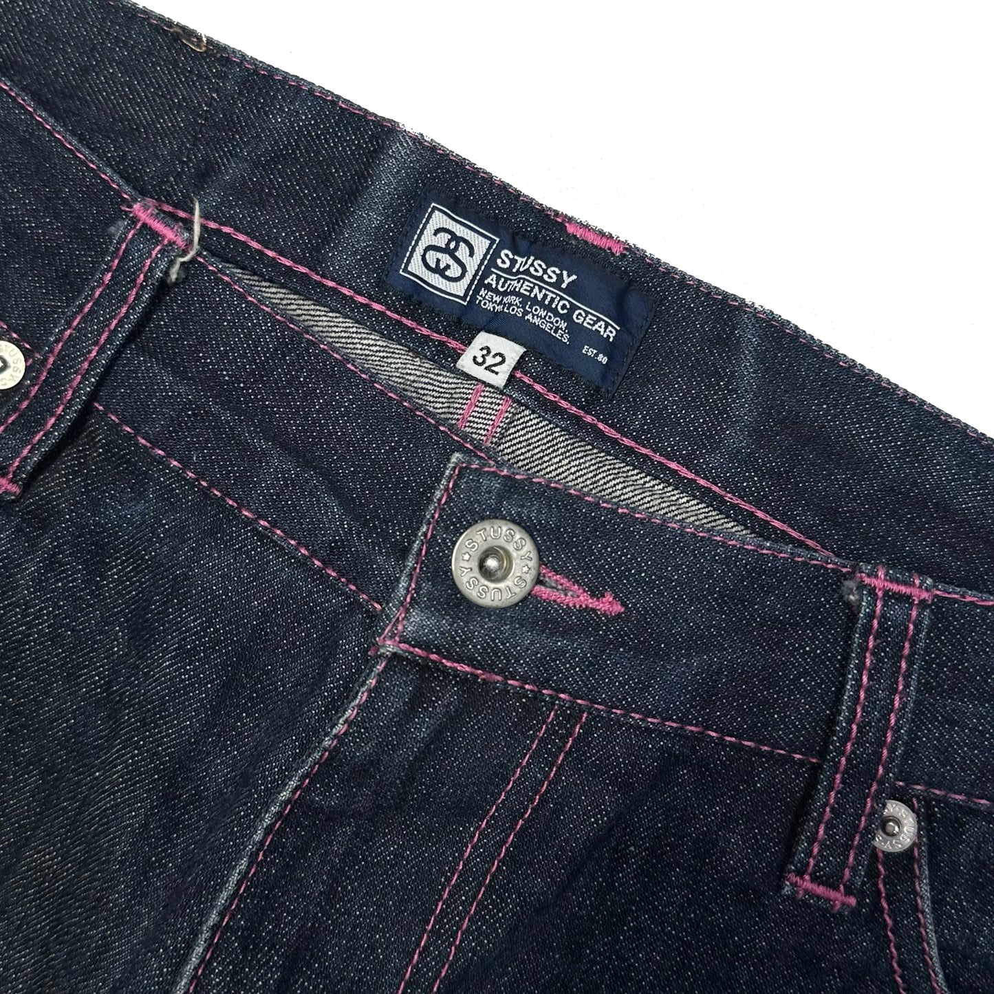 Stüssy Jorts With Pink Print ( W32 )