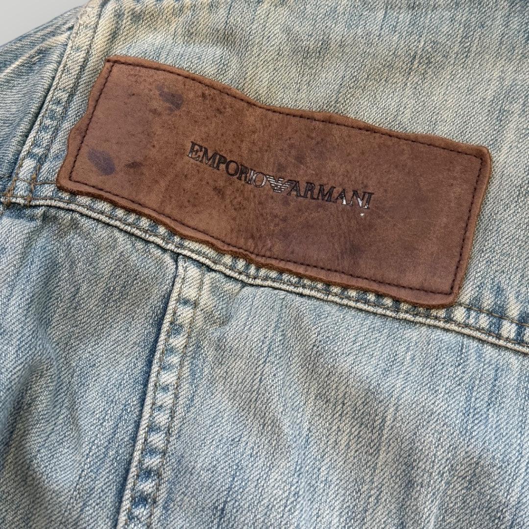 Armani 2000’s Patchwork Denim Jacket M