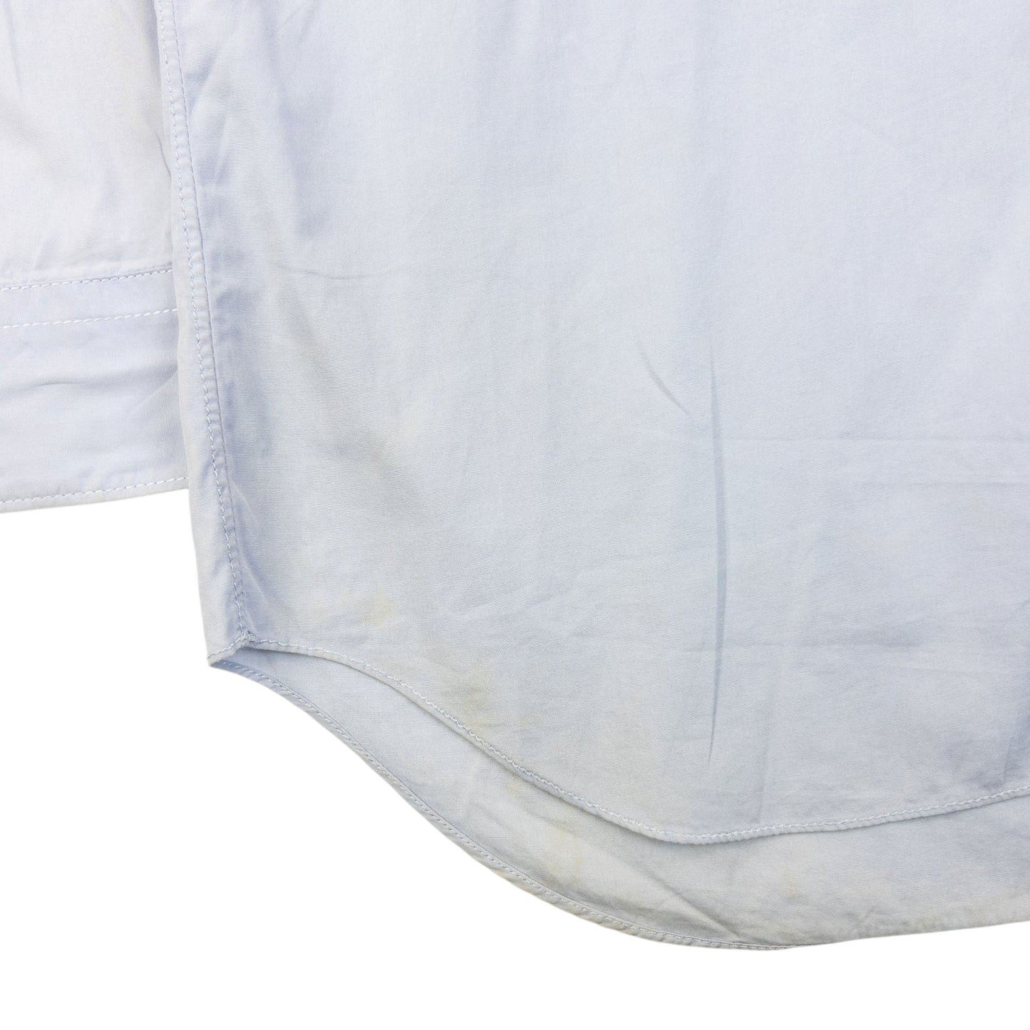 Vintage 2000s Comme Des Garçons HOMME Plus Long Sleeve Button Up Shirt Size S | Small, Blue