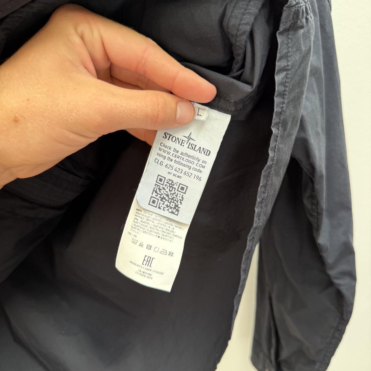 Stone Island Ghost Over Shirt in Navy (L) | Large, Navy