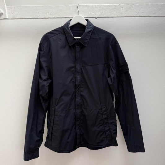 Stone Island Ghost Over Shirt in Navy (L) | Large, Navy