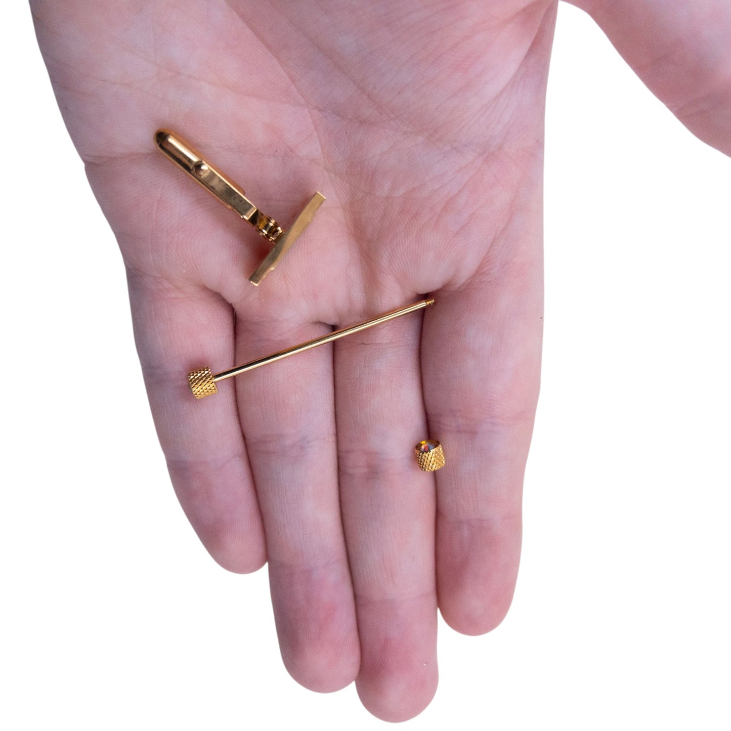 Vintage Dior Cuff Links & Tie Pin Set | O/S, Multicoloured