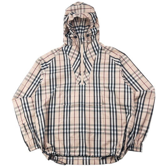 Vintage 2000s Burberry Nova Check Q Zip Jacket Size M | Medium, Beige
